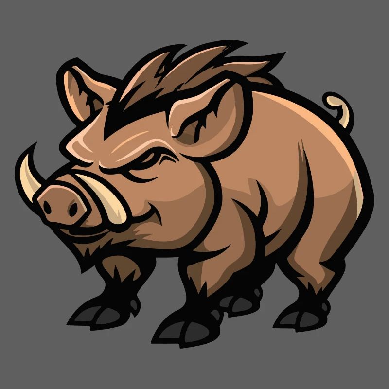Cochon Bande Dessinée Sanglier