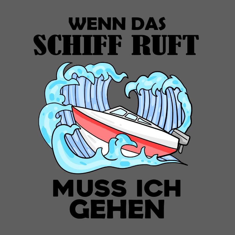 Motorboot Kapitän Boot Boote Seefahrt Geschenk