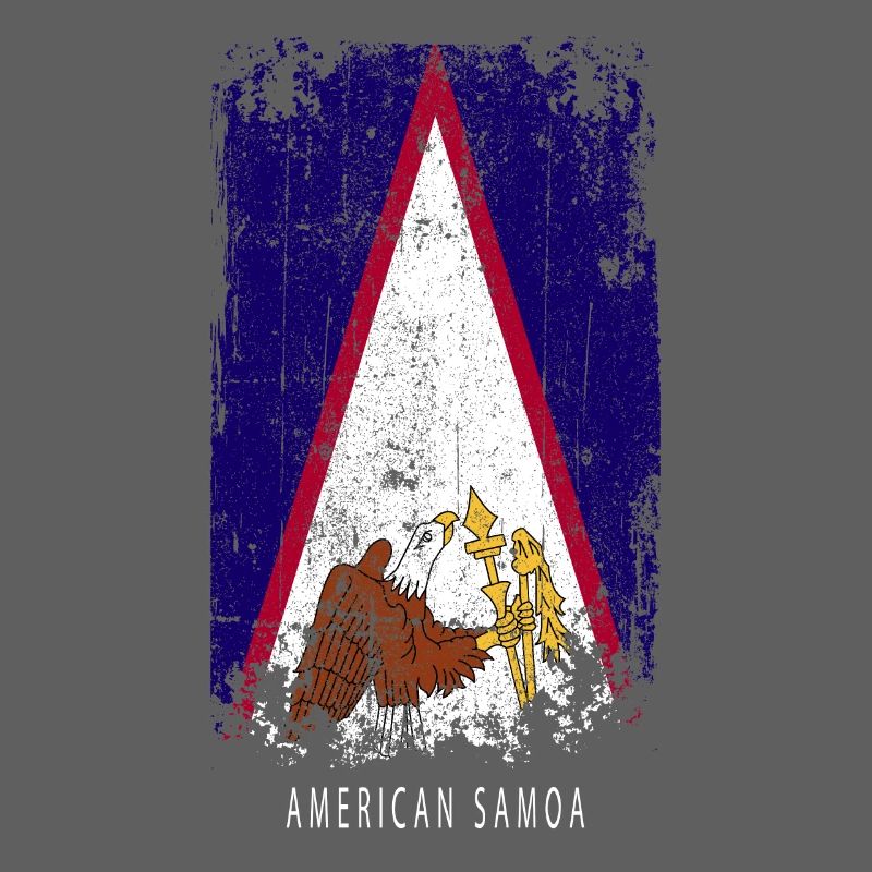 Souvenir avec le drapeau des Samoa américaines