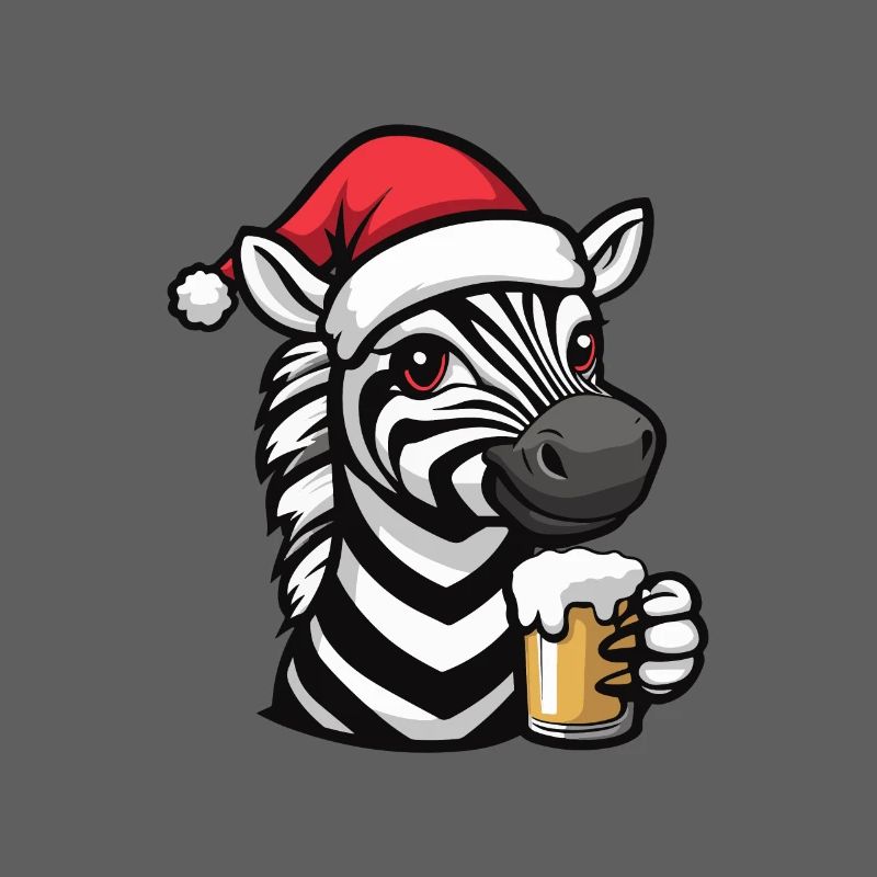 Zebra Beer Noël