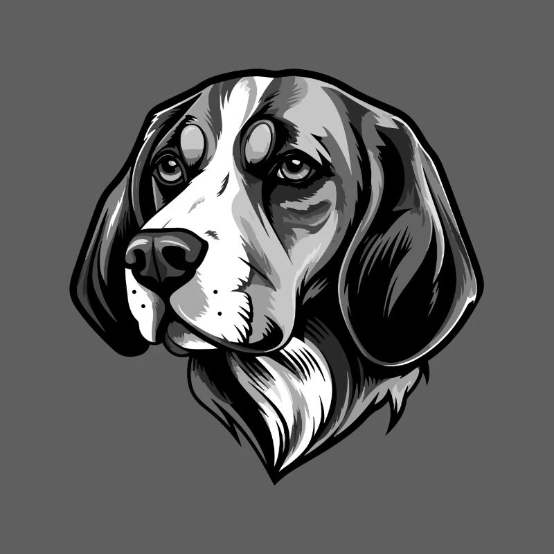 Beagle Dog Head