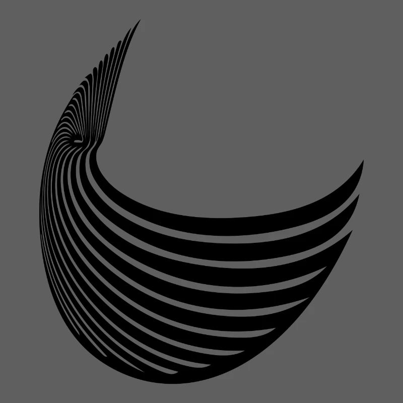 Geometric stripe wing