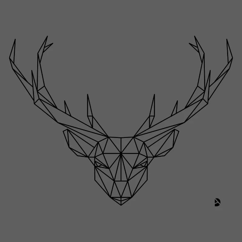 AD Geometric Deer