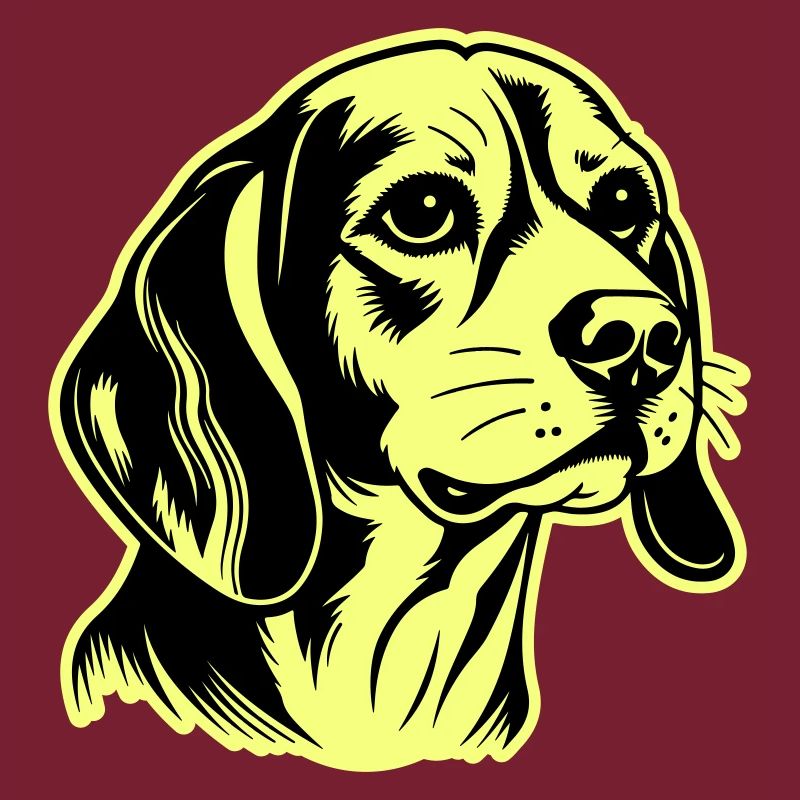 Beagle Dog Head
