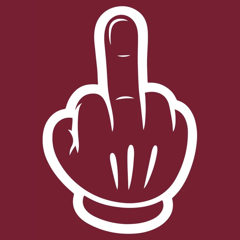 Middle Finger Comic Hand