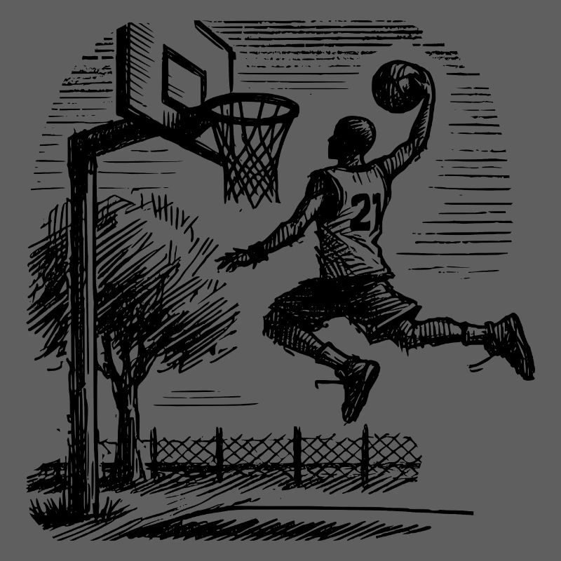 Dunk de basketteur