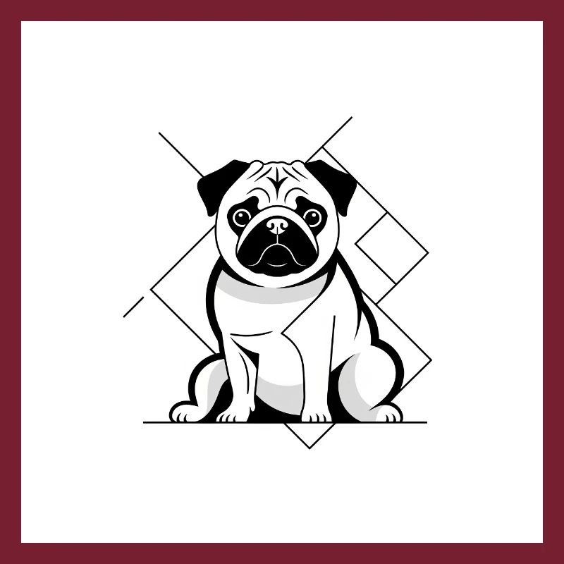 Mops Sitz