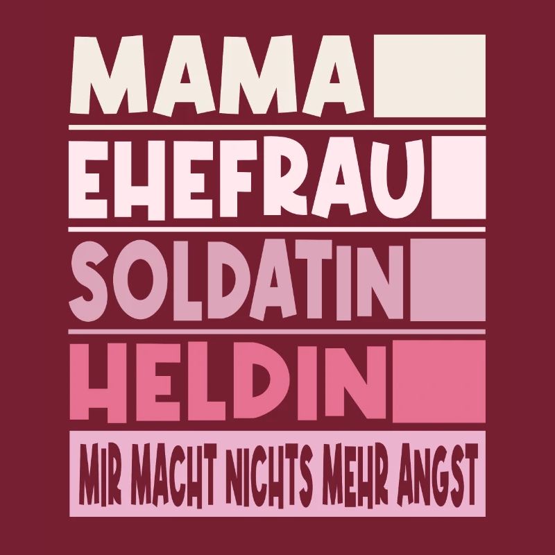 Soldatin Mama Ehefrau Heldin