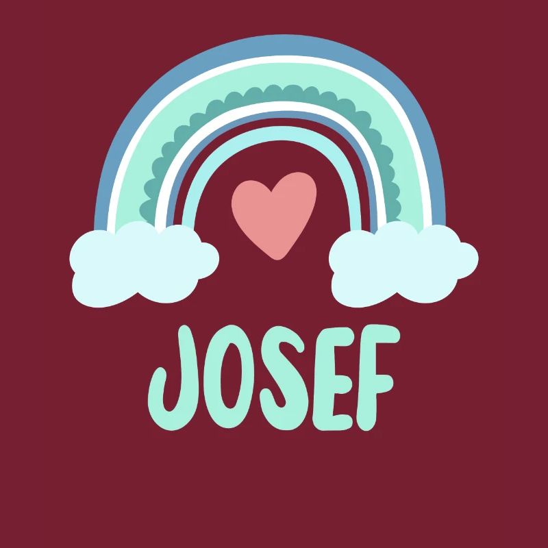 Josef Name Regenbogen Baby