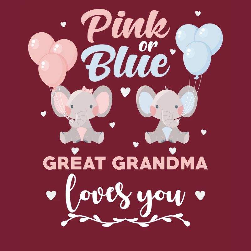 Rosa Oder Blauer Urgroßmutter Elefant