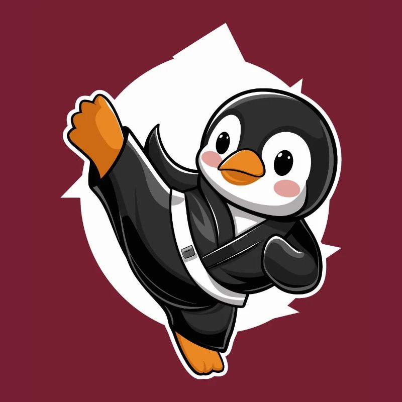 Ninja Penguin Maître de Karaté