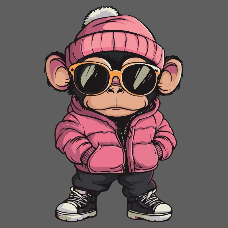 Singe Bande dessinée cool