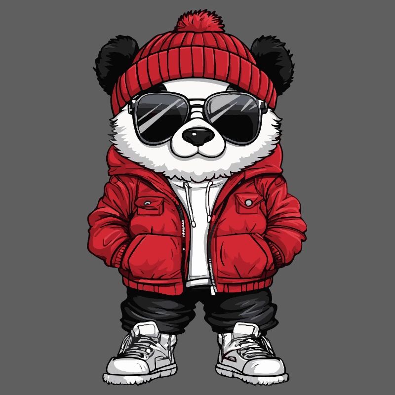 Bande dessinée cool panda