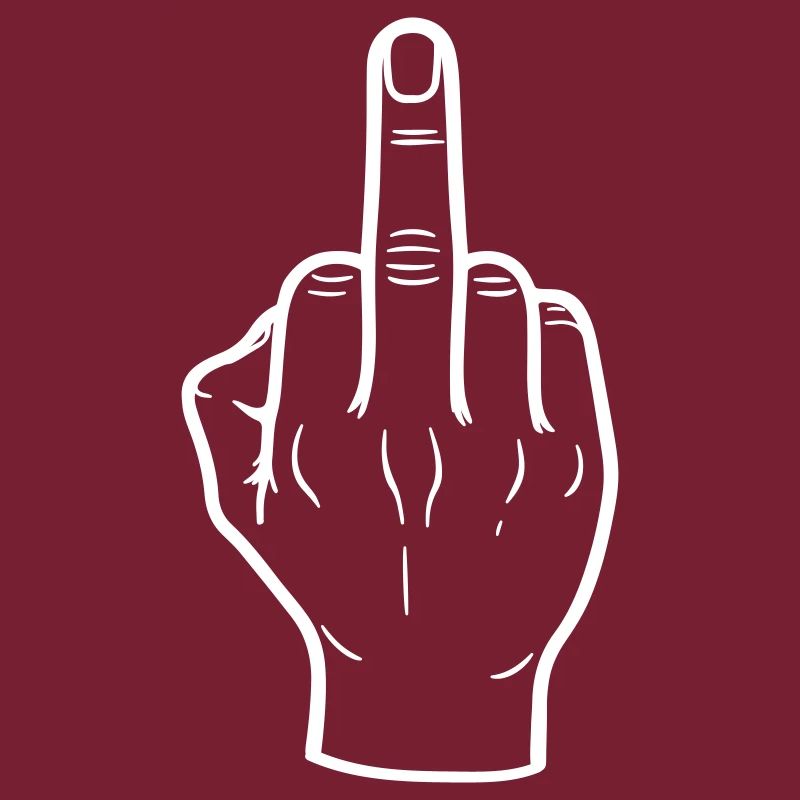 Mittelfinger Hand