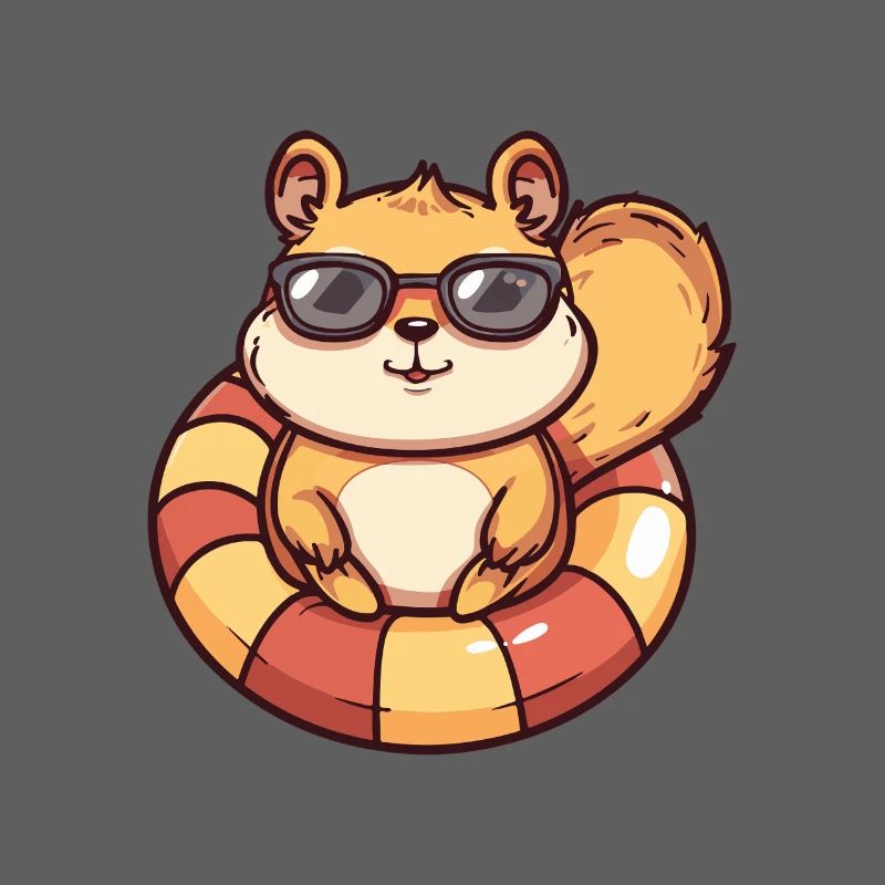 Eichhörnchen Comic Cool