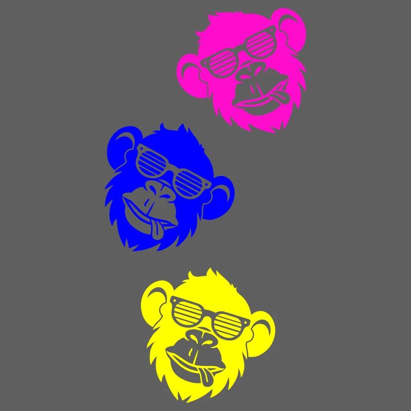 Affe Cool Kopf