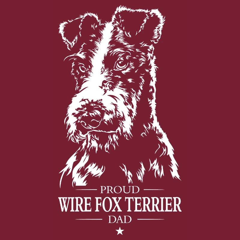 Wire Fox Terrier Dad Hunde Foxterrier Wilsigns