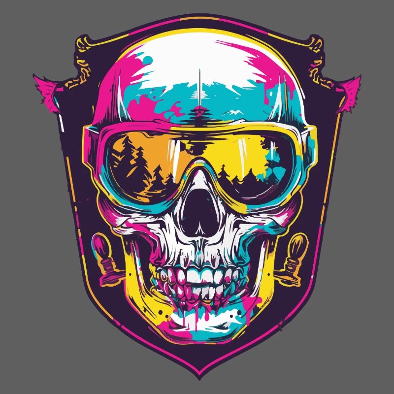 Ski Masque de ski Skull