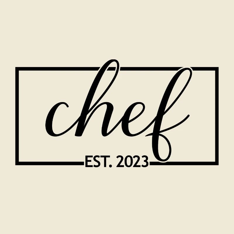 Chef Est. 2023 Graduated Chef Culinary Art Student
