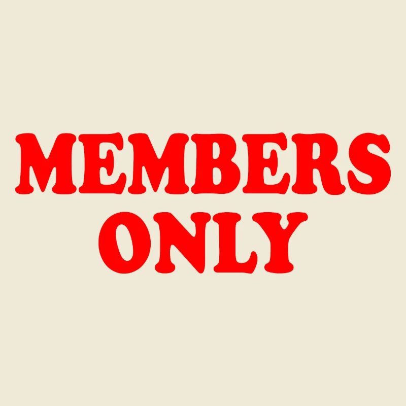 members only