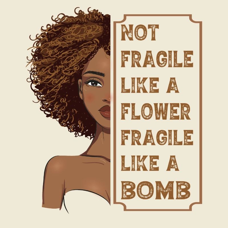 Pas fragile comme une fleur fragile comme une bombe