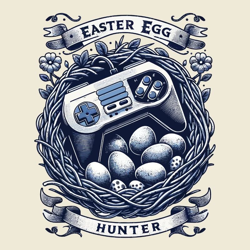 Manette rétro de jeu Easter Egg Hunter