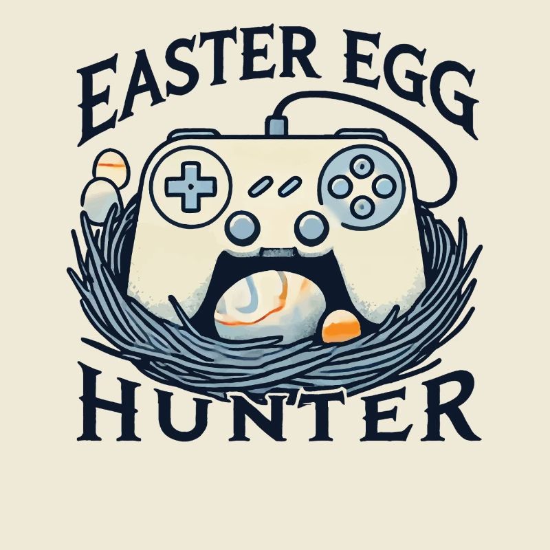 Easter Egg Jäger Gaming Controller Kunst