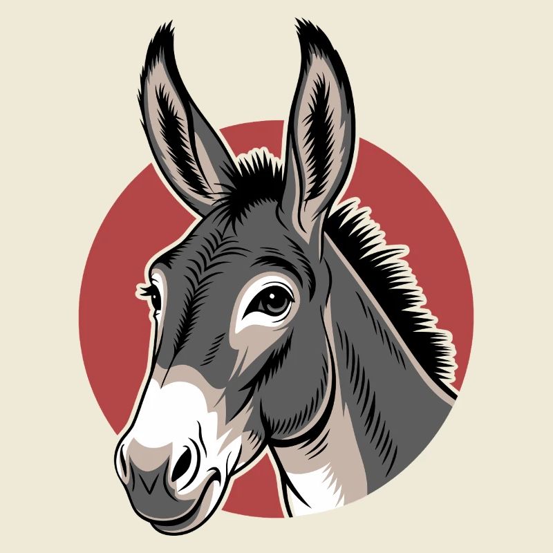 Âne Mule Cheval Ferme Élevage Fermier Mignon