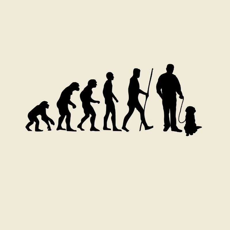 Evolution master with dog as a gift