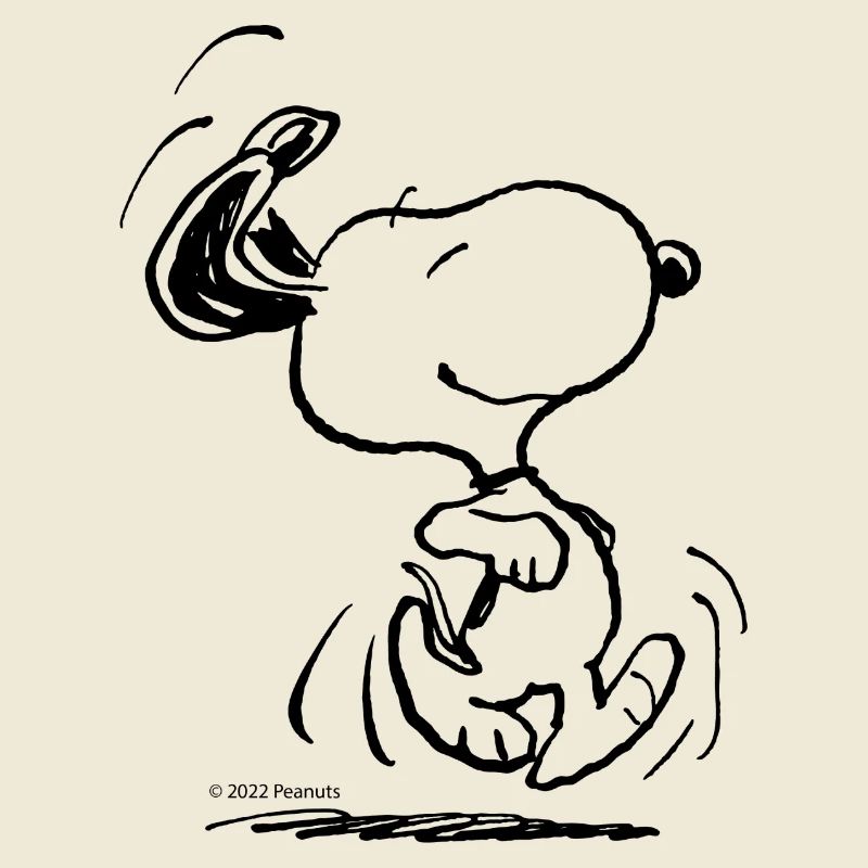 Peanuts Snoopy In A Hurry