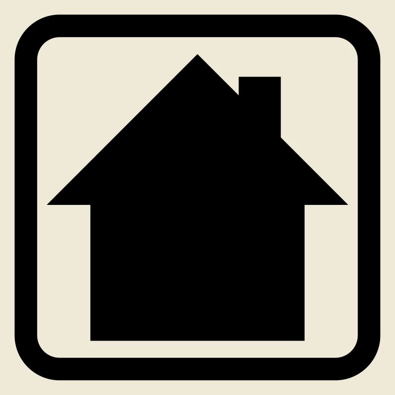 Haus Logo Button Symbol