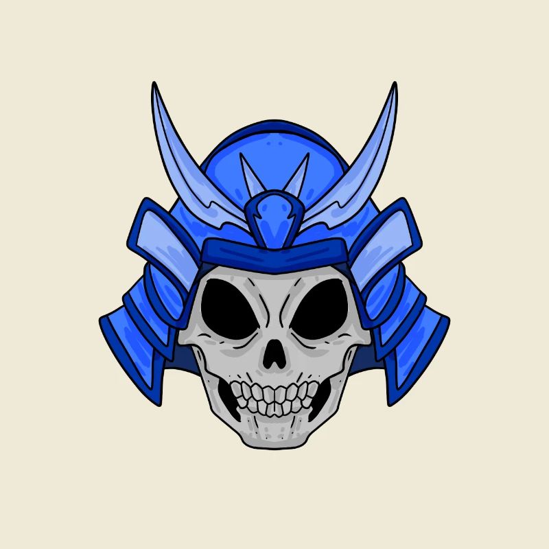 Samurai Schädel
