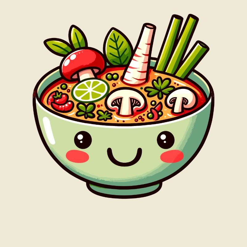 Tom Yum Soup Delight - Authentische thailändische Küche