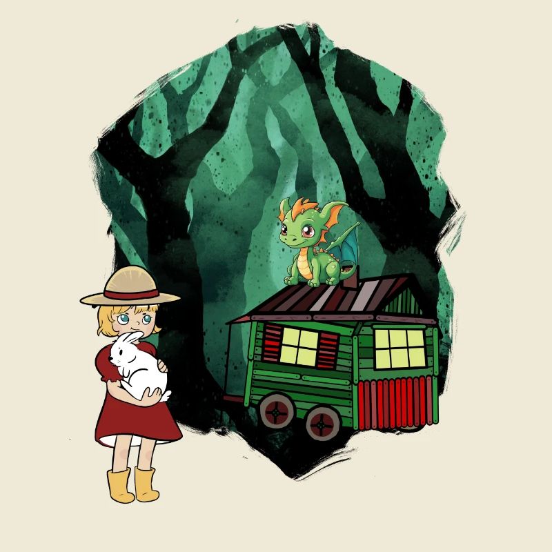 Märchen Märchenfigur Drache Wald Abenteuer