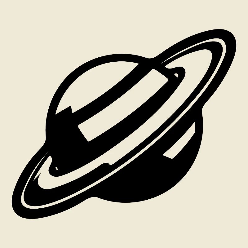 Ringplanet im Sonnensystem Universum