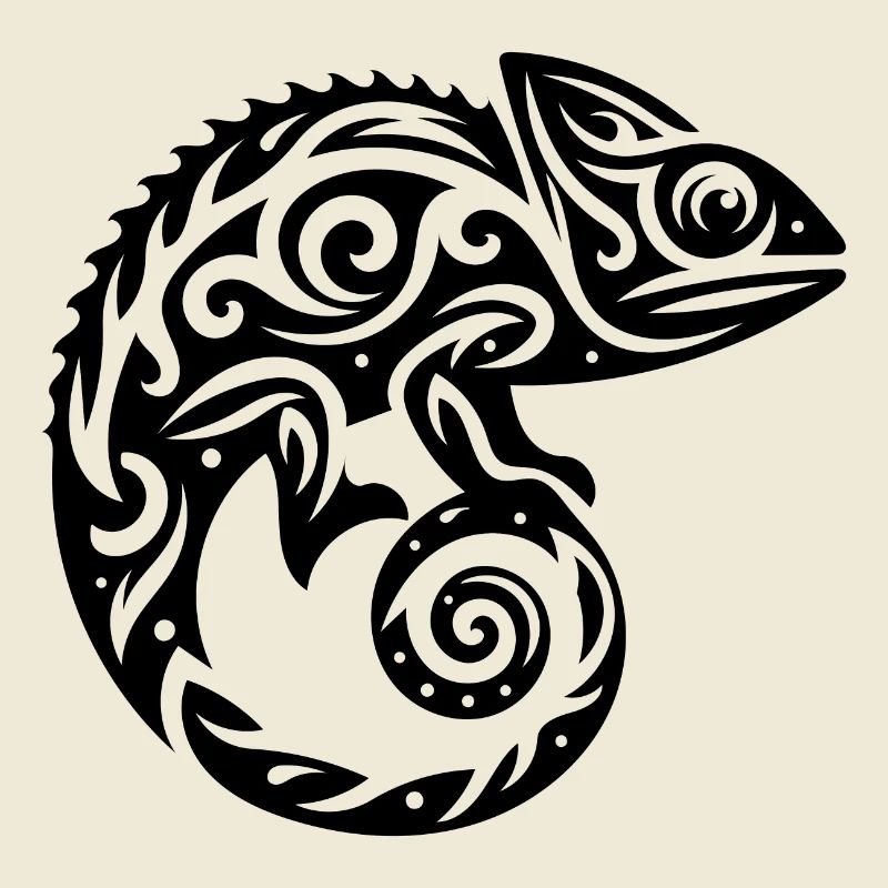 Écailleux Creeper Déguisement caméléon tatouage