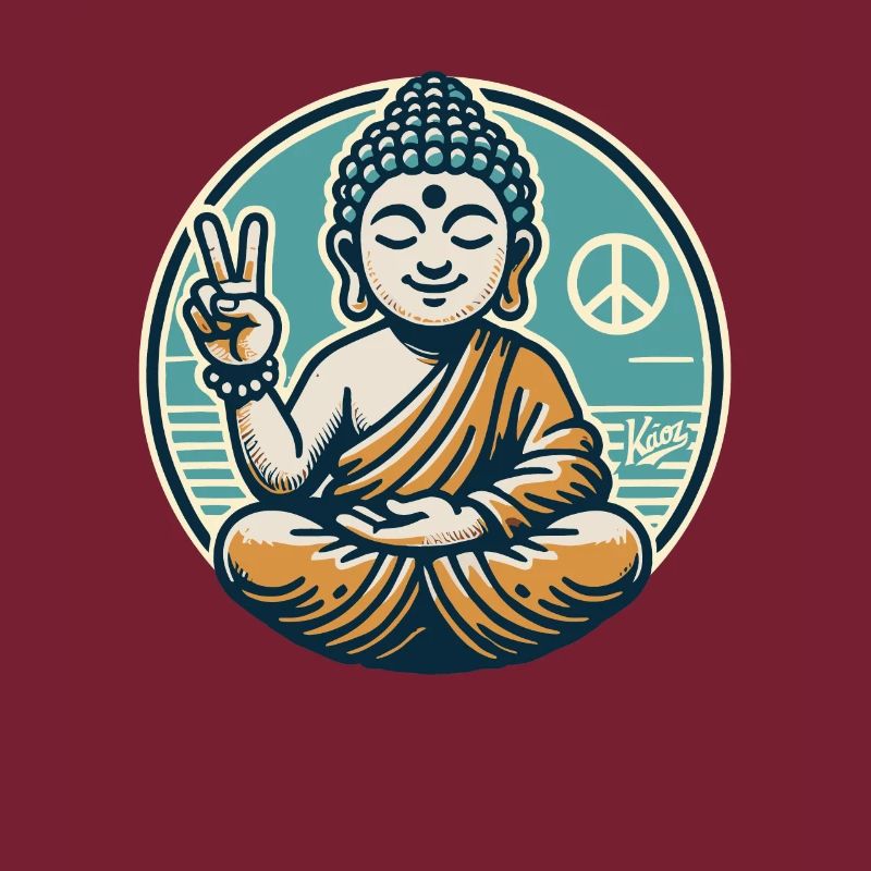 Peace Sign for Peace Buddha