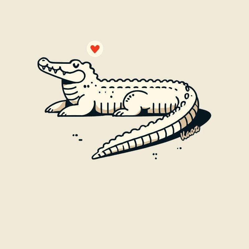 Cool Alligator – Décontracté et élégant