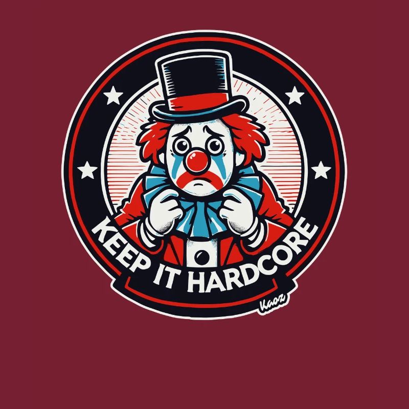 Gardez-le Hardcore Clown Design