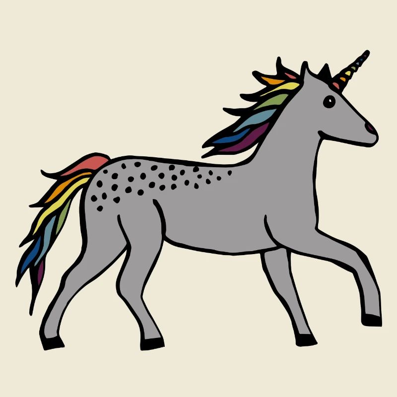 Licorne mignonne