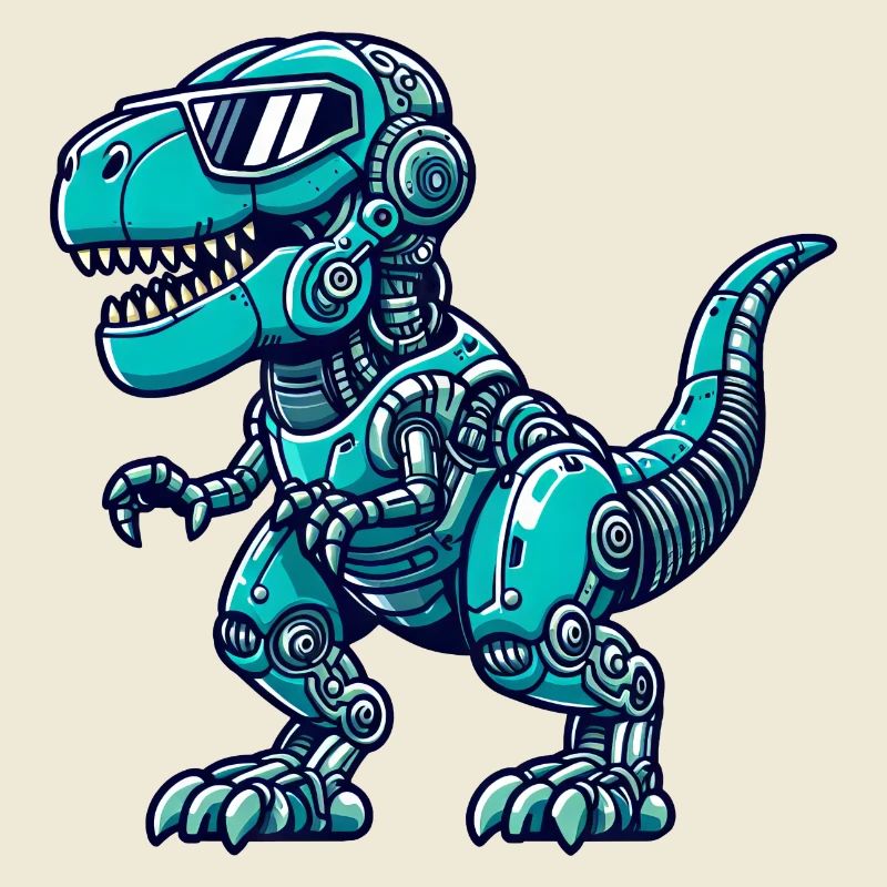 T-Rex Cyborg Dinosaur