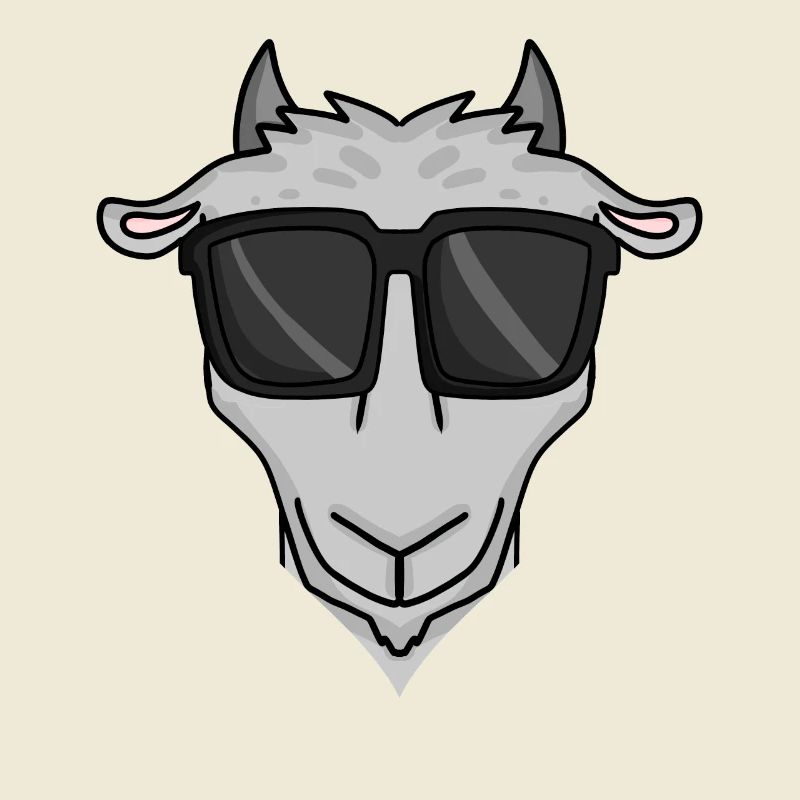 Coole Ziege
