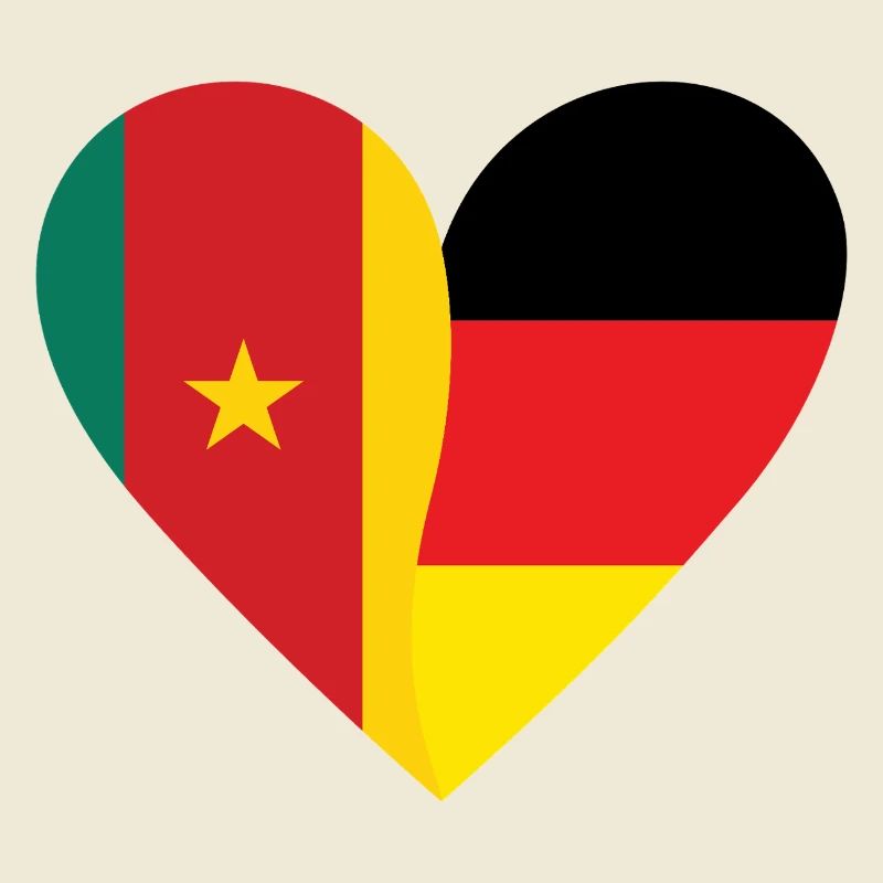 Cameroon Germany Heart