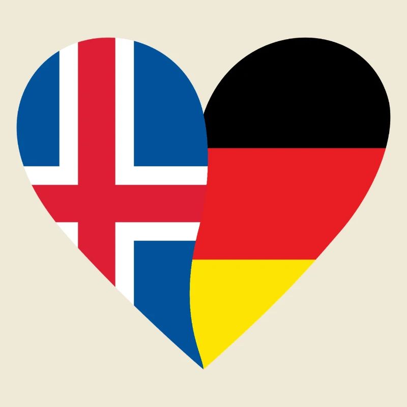 Iceland Germany Heart