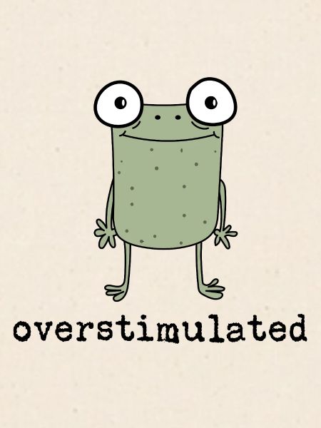 Overstimulated Frog - Geschenkidee - Geschenk