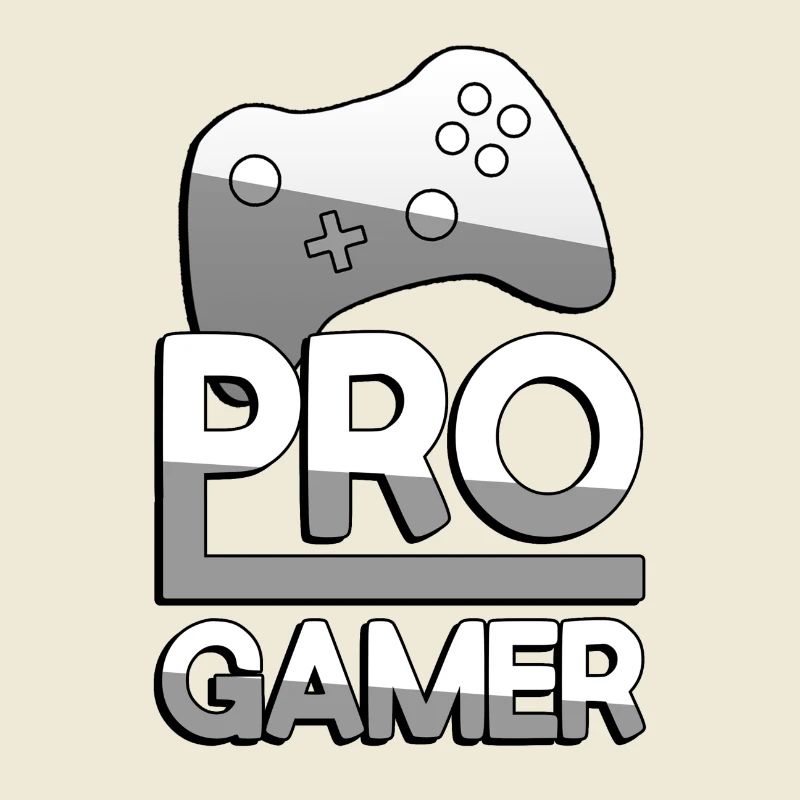 PRO GAMER (Weiß) + Controller - Gaming