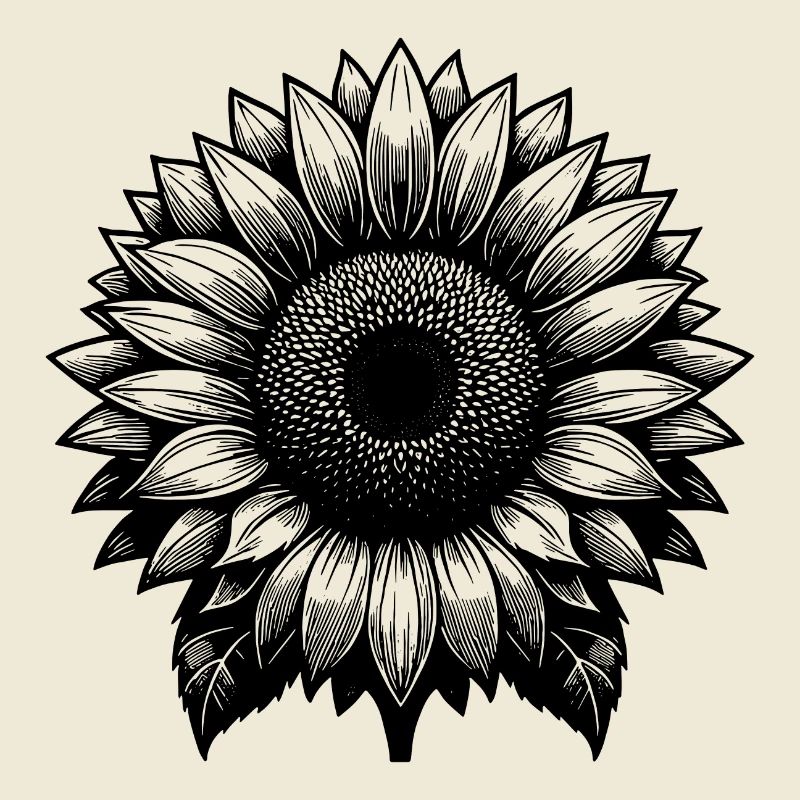 Große blühende Sonnenblume