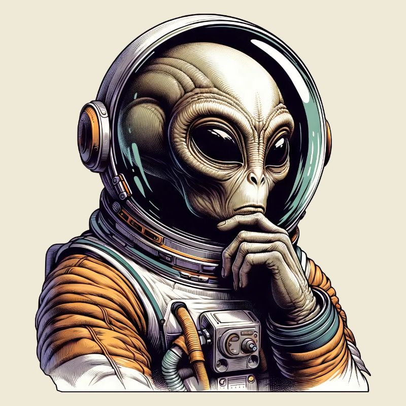 Aventure spatiale d’un cosmonaute extraterrestre