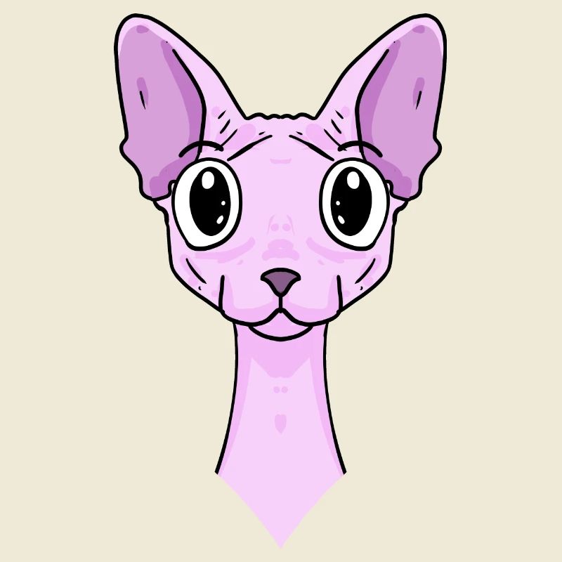 Sphynx Head Cat Propriétaire de chat