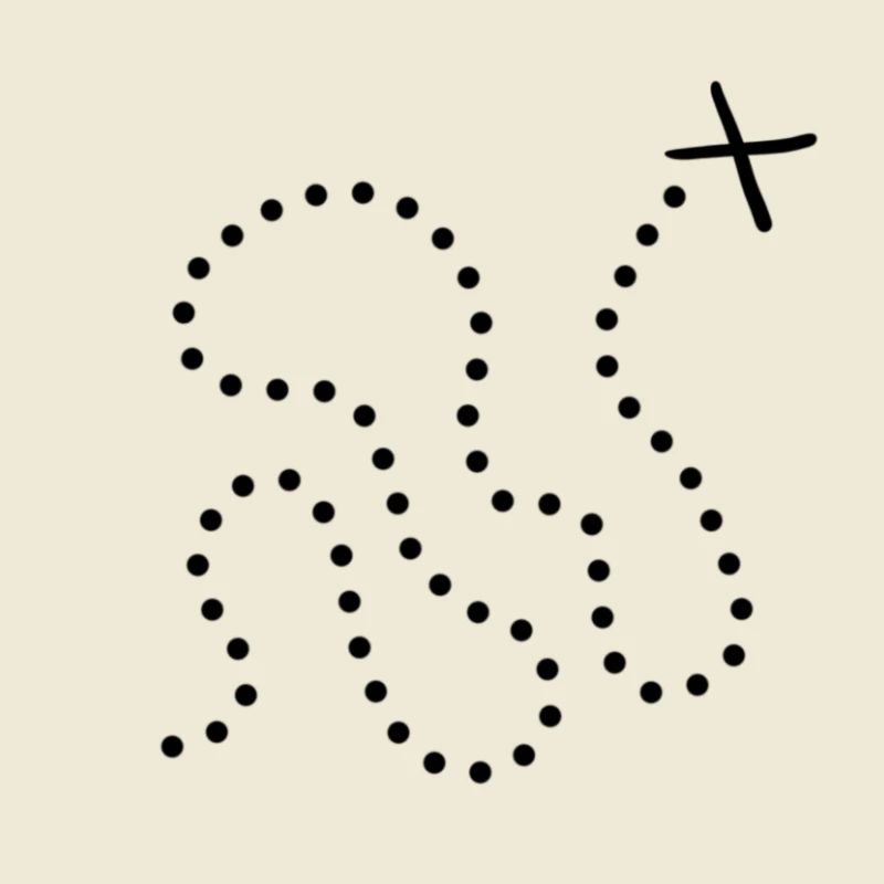 Treasure map your way